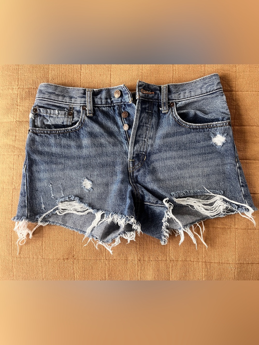 Free People Jean shorts.